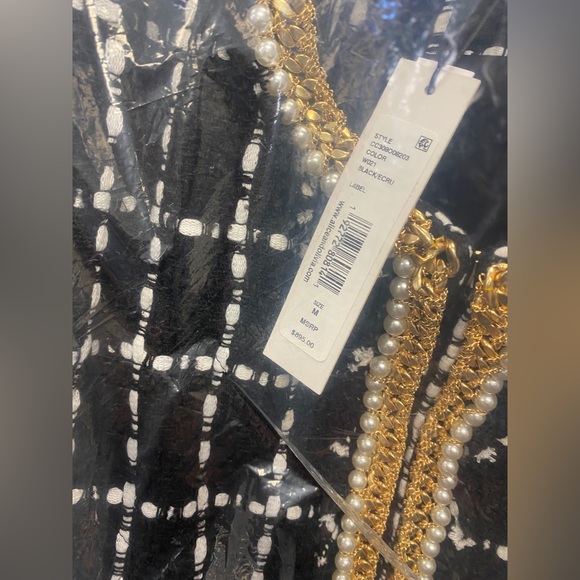 Alice + Olivia Sabina Threaded Windowpane Jacket - Picture 14 of 14